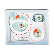 Sterntaler Children's dining set, polypropylene, 5 pieces, donkey Emmi 6802000 - Children's Dining Set