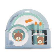 Sterntaler Children's dining set, polypropylene, 5 pieces, Ben Bear 6802002 - Children's Dining Set