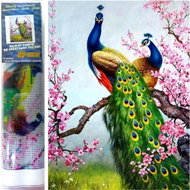 Norimpex Pávi 40 × 30 cm - Diamond Painting