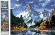 Norimpex Ledový zámek v horách 40 × 30 cm - Diamond Painting