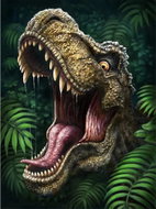 Norimpex Dinosauří řev 40 × 30 cm - Diamond Painting