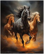 Norimpex Divoké trio 40 × 30 cm - Diamond Painting