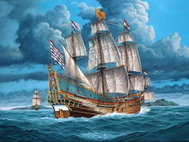 Norimpex Galeona na moři 40 × 30 cm - Diamond Painting