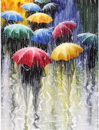 Norimpex Barevné deštníky 40 × 30 cm - Diamond Painting