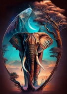 Norimpex Africký klenot 30 × 40 cm - Diamond Painting