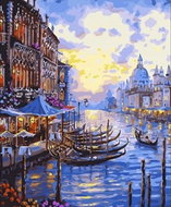 Norimpex Gondoly v Benátkách 30 × 40 cm - Diamond Painting