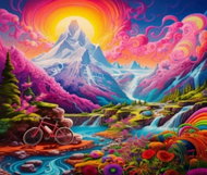 Norimpex Projížďka krajinou 30 × 40 cm - Diamond Painting