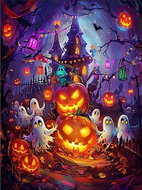Norimpex Halloween 30 × 40 cm - Diamond Painting
