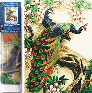 Norimpex Noble Peacock 30 × 40 cm - Diamond Painting