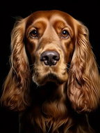 Norimpex Irský setr 30 × 40 cm - Diamond Painting