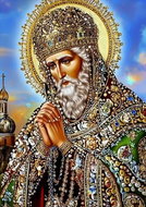 Norimpex Svatý patron 30 × 40 cm - Diamond Painting