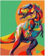 Norimpex Tyrannosaurus in colours 30 × 40 cm - Diamond Painting