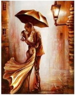 Norimpex Woman and man 30 × 40 cm - Diamond Painting