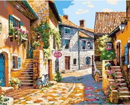 Norimpex Stone alley in Italy 30 × 40 cm - Diamond Painting