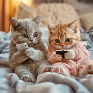 Norimpex Online Kittens 30 × 40 cm - Diamond Painting