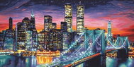 Norimpex Noční New York 30 × 40 cm - Diamond Painting