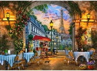 Norimpex Barevná pařížská ulice 30 × 40 cm - Diamond Painting