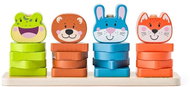 Woody Navlékací tvary - Lesní zvířata - Motor Skill Toy