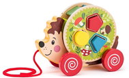 Woody Tahací ježek s vkládačkou - Lesní zvířata - Push and Pull Toy