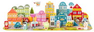 Woody Stavebnice kostky Město v kyblíku, 115 ks - Kids’ Building Blocks