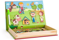Woody Krabička s magnetickými tvary - Statek - Jigsaw Puzzle