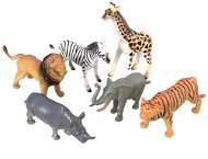MaDe Zvířátka safari, 6 ks, 13,5 cm - Figures