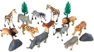 MaDe Zvířátka safari, 16 ks, 10 cm - Figures