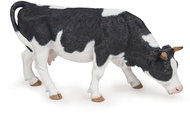 PAPO Black and white grazing cow - Figure