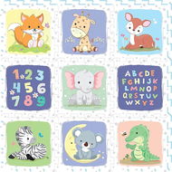 SUN TA TOYS Pěnové puzzle Zvířátka 29 × 29 cm - Foam Puzzle