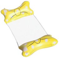 GGV Lehátko do bazénu mašle 130 × 70 × 15 cm, žluté - Nafukovací lehátko