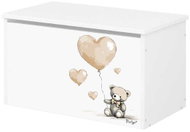 Toy box Nellys - Teddy love - beige - Toy Organiser