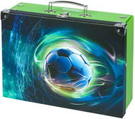 Kufřík BAAGL Skládací školní kufřík Fotbal Míč s kováním - Kufřík