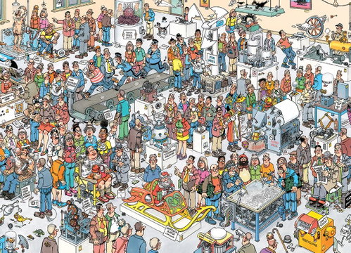 JUMBO Puzzle JvH Future Fair 1000 pieces - Jigsaw Puzzle - Main image