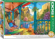 EUROGRAPHICS Puzzle Hammock with a view XL 500 pieces - Jigsaw Puzzle