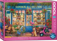 EUROGRAPHICS Puzzle Books and coffee 1000 pieces - Jigsaw Puzzle