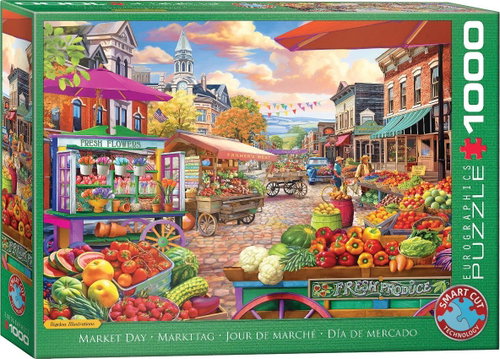 EUROGRAPHICS Marketplace Puzzle 1000 pieces - Jigsaw Puzzle - Main image