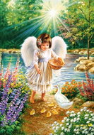 CASTORLAND Angel Kindness Puzzle 500 pieces - Jigsaw Puzzle