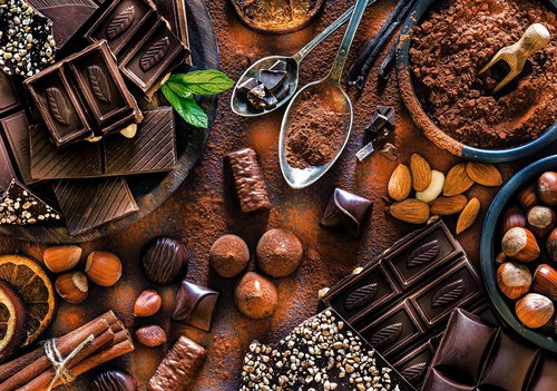 CASTORLAND Chocolate Goodies Puzzle 500 pieces - Jigsaw Puzzle - Main image
