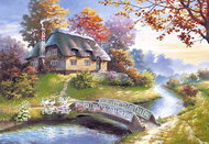 CASTORLAND Puzzle Cottage 1500 pieces - Jigsaw Puzzle