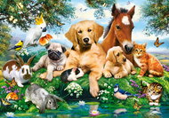 CASTORLAND Puzzle Summer friends 500 pieces - Jigsaw Puzzle