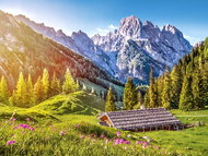 CASTORLAND Puzzle Summer in the Alps 500 pieces - Jigsaw Puzzle