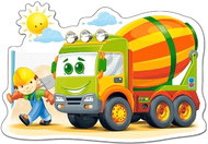 CASTORLAND Puzzle Concrete Mixer MAXI 12 pieces - Jigsaw Puzzle