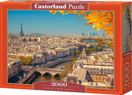 CASTORLAND Puzzle Paris from above 2000 pieces - Jigsaw Puzzle