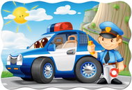 CASTORLAND Puzzle Police patrol MAXI 20 pieces - Jigsaw Puzzle