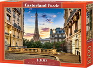 CASTORLAND Puzzle Walk through Paris at sunset 1000 pieces - Jigsaw Puzzle