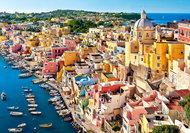 CASTORLAND Puzzle Port of Corricella, Italy 500 pieces - Jigsaw Puzzle