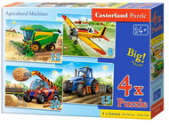 CASTORLAND Puzzle Agricultural machines 4in1 (8,12,15,20 pieces) - Jigsaw Puzzle