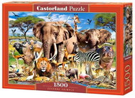 CASTORLAND Puzzle Animals of the Savannah 1500 pieces - Jigsaw Puzzle