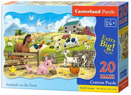 CASTORLAND Puzzle Animals on the farm MAXI 20 pieces - Jigsaw Puzzle