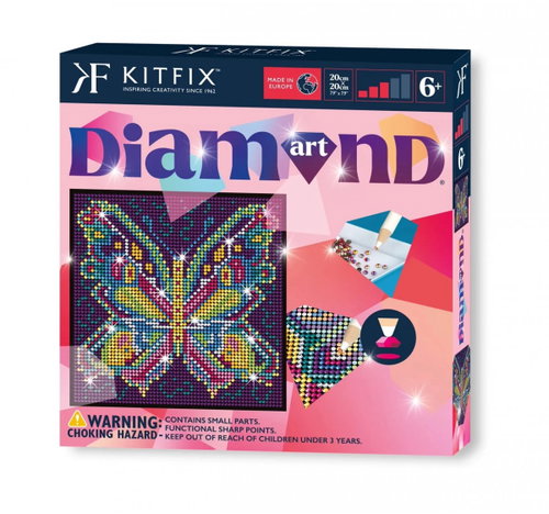 Kitfix Diamond Painting Classic - Butterfly 6+ - Diamond Painting - Main image